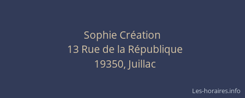 Sophie Création