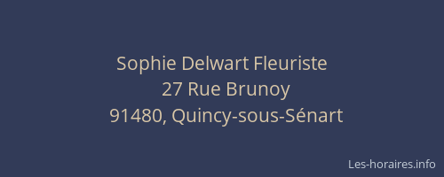 Sophie Delwart Fleuriste