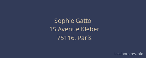Sophie Gatto