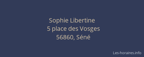 Sophie Libertine