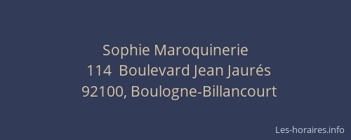 Sophie Maroquinerie