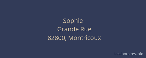 Sophie