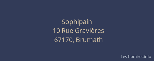 Sophipain