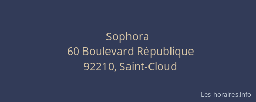 Sophora