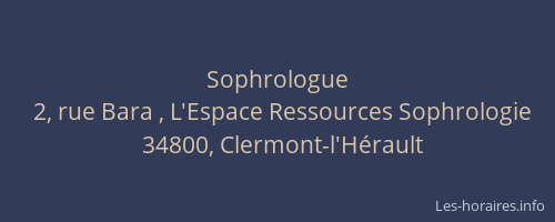 Sophrologue