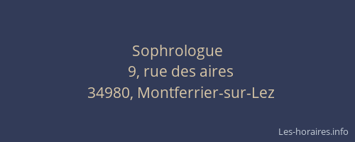 Sophrologue