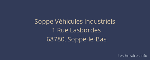 Soppe Véhicules Industriels