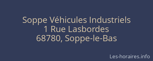 Soppe Véhicules Industriels