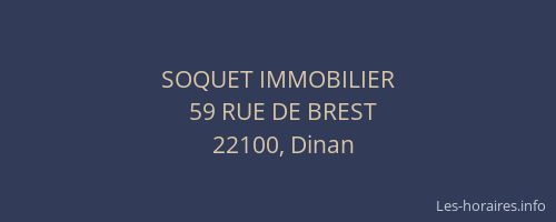 SOQUET IMMOBILIER