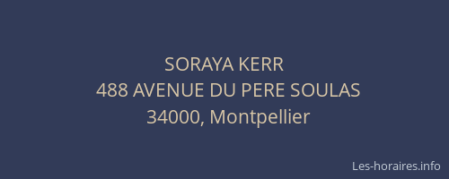 SORAYA KERR