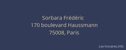 Sorbara Frédéric