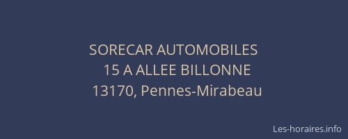 SORECAR AUTOMOBILES