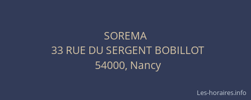 SOREMA