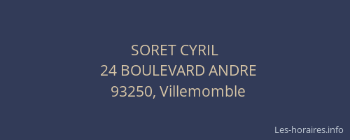SORET CYRIL