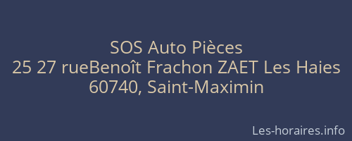 SOS Auto Pièces
