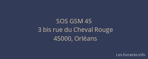SOS GSM 45