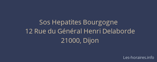 Sos Hepatites Bourgogne