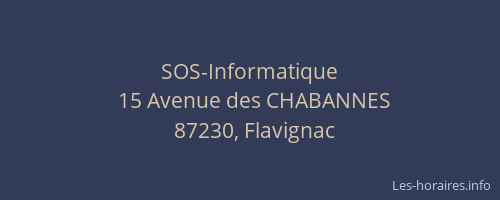 SOS-Informatique