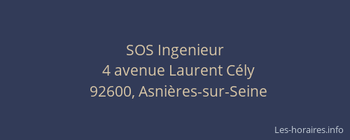 SOS Ingenieur