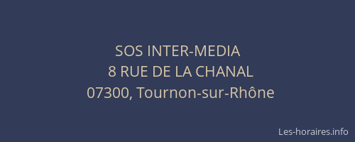 SOS INTER-MEDIA