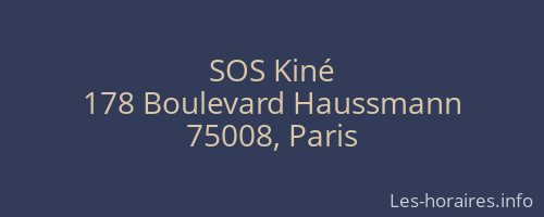 SOS Kiné