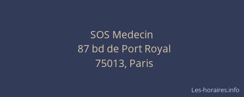 SOS Medecin
