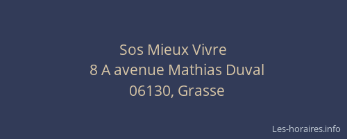 Sos Mieux Vivre