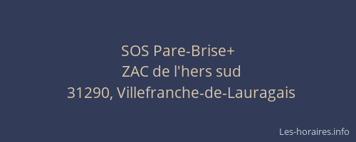 SOS Pare-Brise+