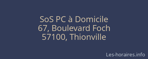 SoS PC à Domicile
