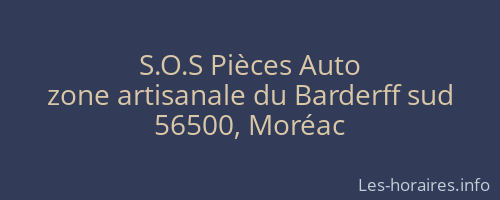 S.O.S Pièces Auto