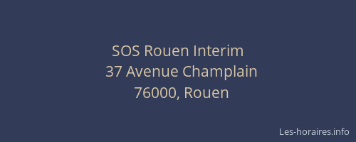 SOS Rouen Interim