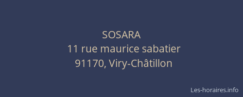SOSARA