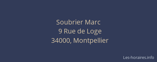 Soubrier Marc