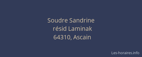 Soudre Sandrine