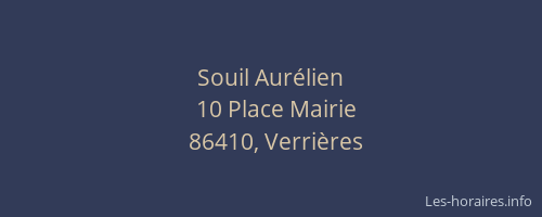 Souil Aur&eacute;lien
