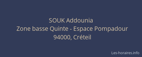SOUK Addounia