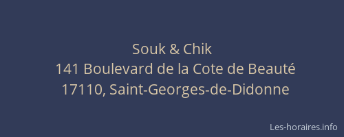 Souk & Chik