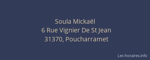 Soula Mickaël