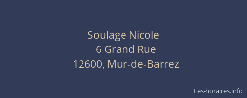 Soulage Nicole