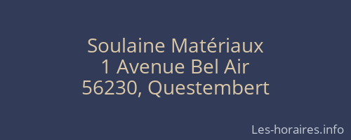 Soulaine Matériaux