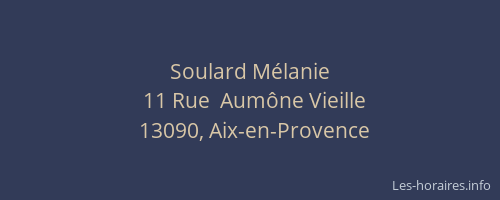 Soulard Mélanie