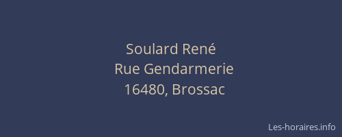 Soulard Ren&eacute;