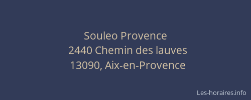 Souleo Provence