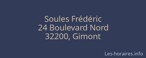 Soules Frédéric