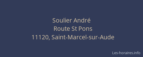 Soulier Andr&eacute;