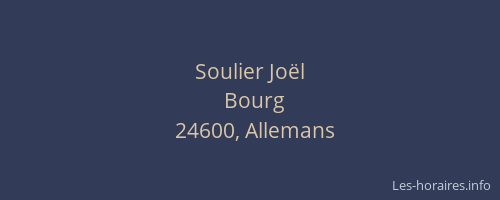Soulier Joël