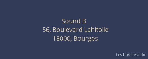Sound B