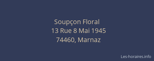 Soup&ccedil;on Floral