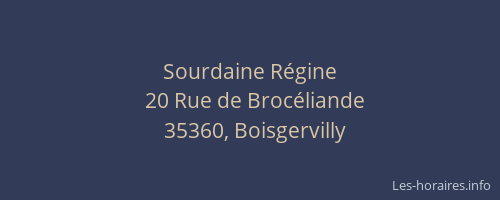Sourdaine Régine