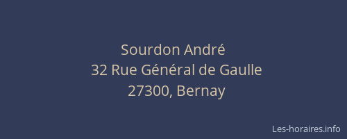 Sourdon Andr&eacute;